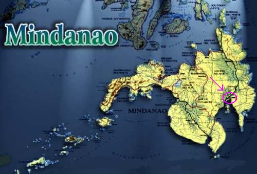 The Map of Mindanao